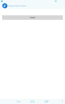 Empty Folder Cleaner android App screenshot 1